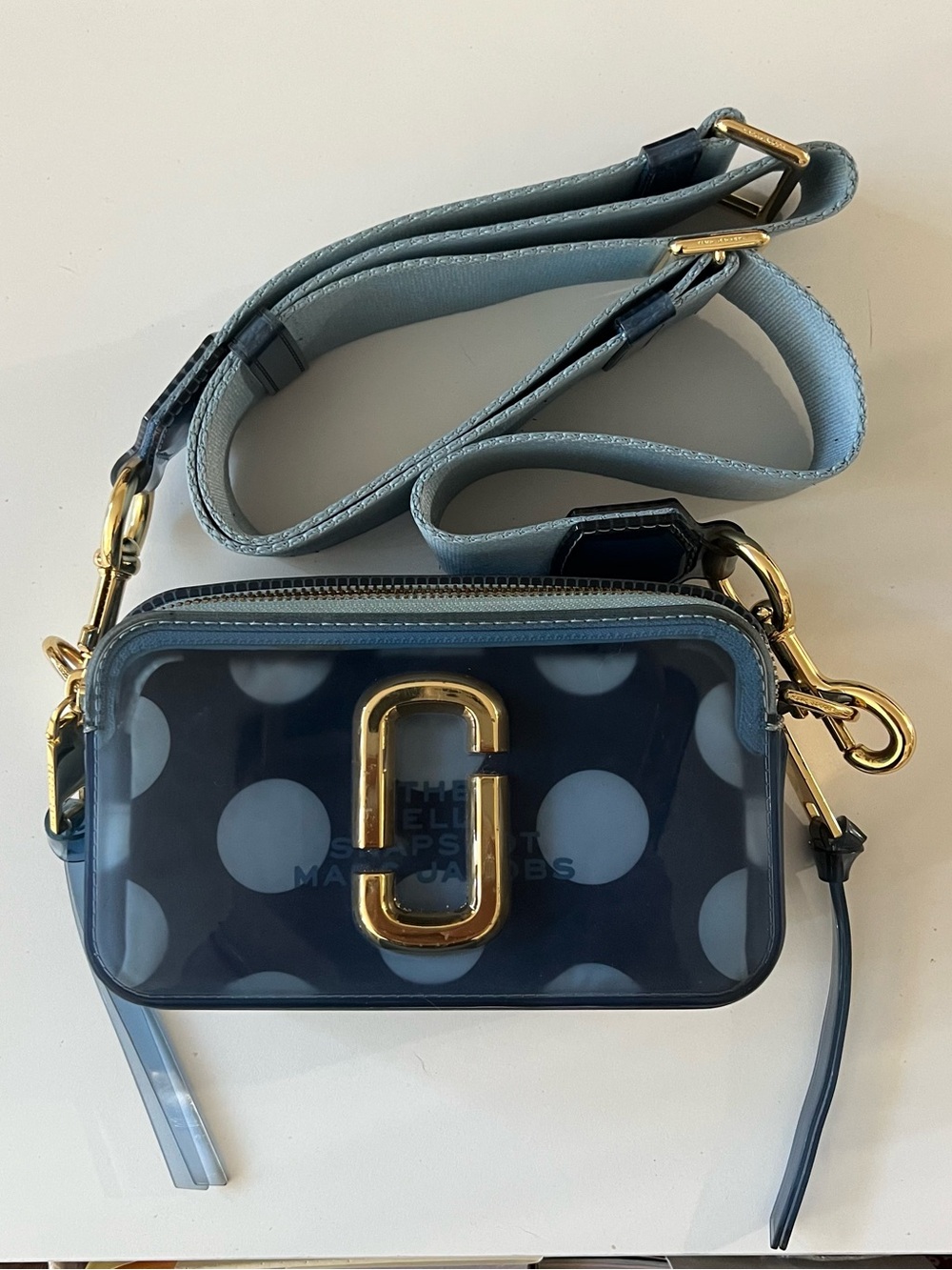 Marc Jacobs Jelly Snapshot Crossbody with Gold Hardware